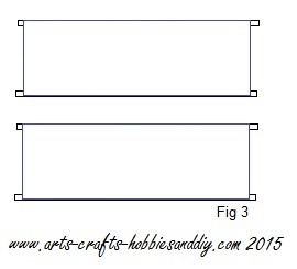 How to make a model bunk bed Fig 3