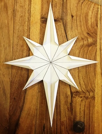 How to make Christmas star decorations