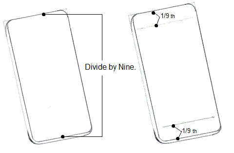How to draw a mobile phone