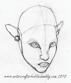 How to create your own Avatar Na'Vi female drawing.
