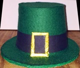 Make a St Patricks Day Leprechaun hat